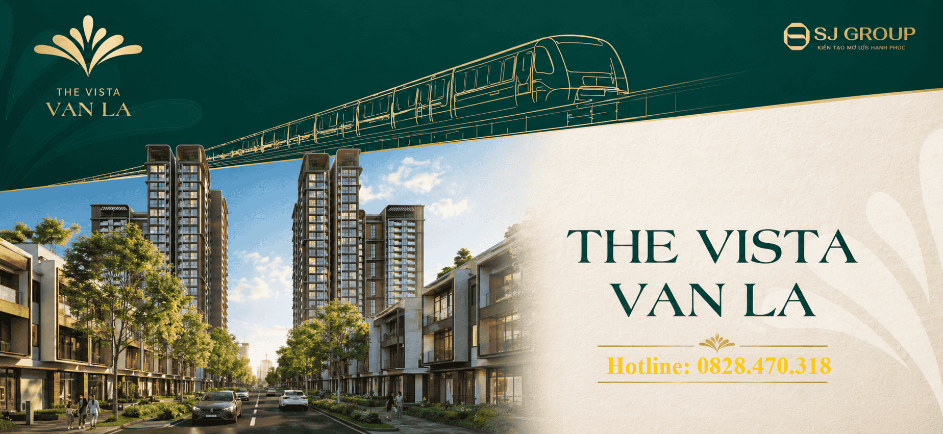 Phối cảnh tổng thể dự án The Vista Văn La