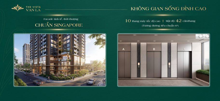 Không gian cây xanh đa tầng tại dự án