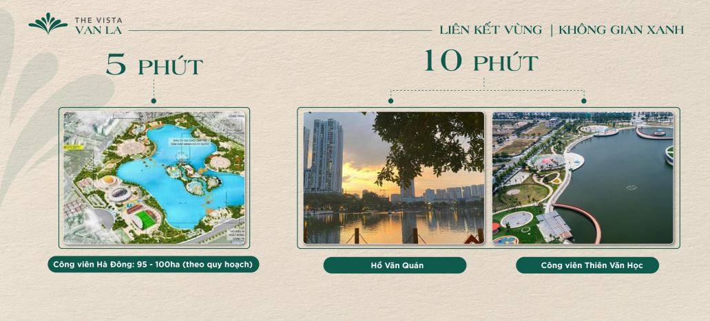 Các mảng xanh công viên xung quanh dự án